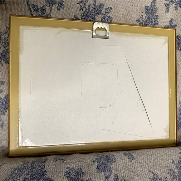 Vintage Framed Foil Art Print of Ship - Picture 8 of 10